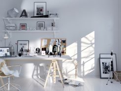 Góc học tập sáng tạo cho giới trẻ.