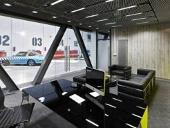 Phòng trưng bày xe hơi với thiết kế độc đáo ở Poznan