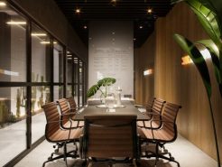 Office furniture in the conference room is the most impressive of the year