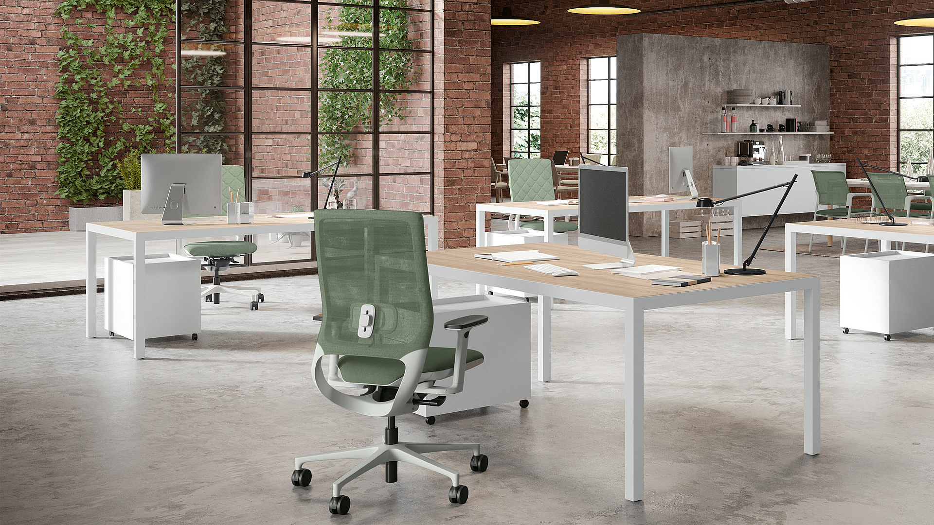 High-class office furniture and creative design styles