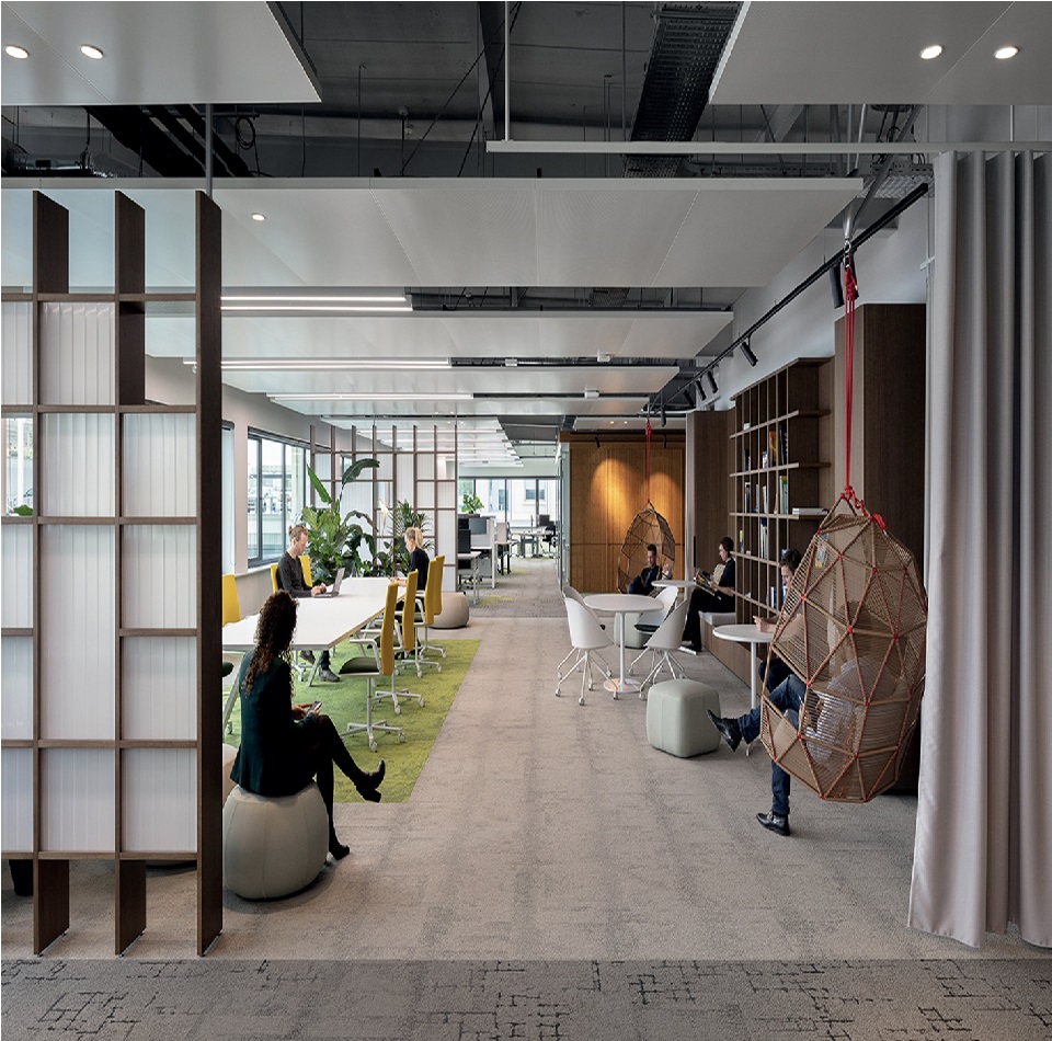 Office design trend for space optimization