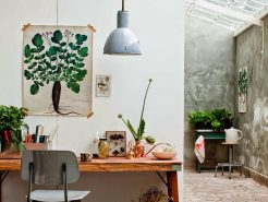 Thiết kế nội thất văn phòng xanh tại nhà đơn giản mà đẹp