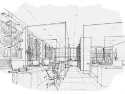 Thiết kế văn phòng – quy trình lên bản vẽ layout 2D cho văn phòng hạng A