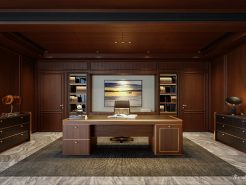 Designing the Chairman Office Interior Based on Size and Area