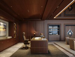 Chairman Office Utilities – The Combination of Technology and Luxurious Design