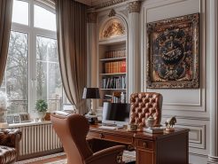 “Neoclassical and Classical Style: A Distinctive Choice for Chairman Office”
