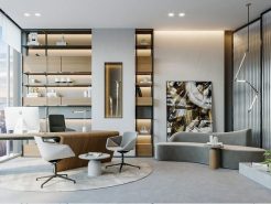 Thiết kế nội thất phòng chủ tịch theo phong cách Bắc Âu