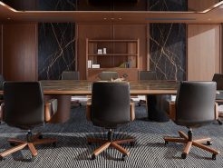 How to decorate the chairman meeting room to create a strong impression