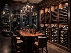 Wine Storage Cabinet – A Refined Accent in the Chairman Office Interior