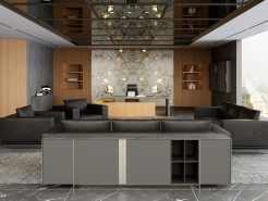 Why is the chairman office usually larger 40m² ?