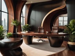 Nội thất phòng chủ tịch phù hợp với phong cách hiện đại