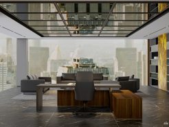 Quy trình thiết kế trần phòng làm việc chủ tịch