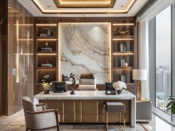 The quality of the chairman office space