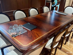 Nội thất phòng họp mang phong cách tân cổ