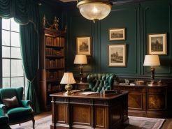 Các loại rèm trong thiết kế phòng chủ tịch