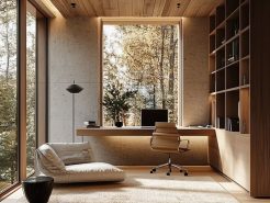 So sánh phòng làm việc tại nhà phong cách hiện đại và cổ điển