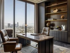 Top 5 cabinet shelf designs in the chairman room interior