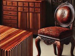 Vẻ đẹp của gỗ đinh hương trong nội thất phòng chủ tịch