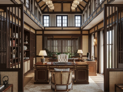 Thiết kế phòng chủ tịch từ chất liệu thân thiện môi trường