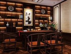 Thiết kế phòng chủ tịch với phong cách trà đạo Trung Quốc