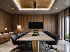 Nguyên tắc thiết kế trần, tường cho phòng họp phòng chủ tịch