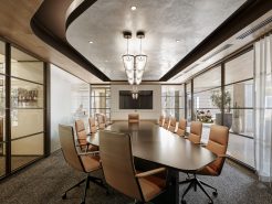 Sự quan trọng của vật liệu trong thiết kế tường phòng họp