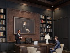 Bàn phòng làm việc chủ tịch – Gặp gỡ khách hàng cùng Proce