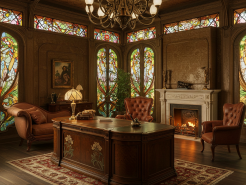 Phòng làm việc chủ tịch với phong cách tân nghệ thuật (Phần 1)