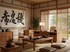 Thư pháp – Dấu ấn tinh thần trong phòng làm việc chủ tịch