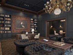 Bàn Laroma và chất liệu tinh chọn trong thiết kế phòng chủ tịch