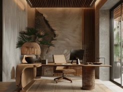 Nét đẹp của mây, tre trong thiết kế phòng chủ tịch