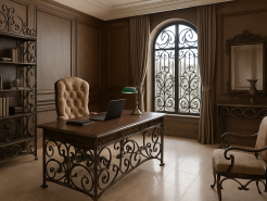 Thiết kế phòng chủ tịch với sắt rèn nghệ thuật