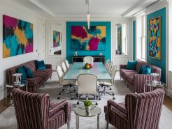 Phối màu đa sắc trong phòng họp – Phá cách hay gây rối mắt?