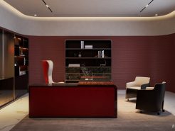 Tạo hốc tường trang trí trong thiết kế phòng chủ tịch