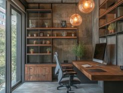 Tủ tài liệu có kiểu dáng công nghiệp cho Home Office