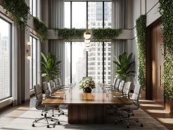 Sức mạnh kỳ diệu của cây xanh trong phòng họp phòng chủ tịch