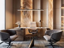 Thiết kế phòng chủ tịch – Tâm lý người lãnh đạo qua vị trí đặt bàn