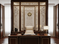 Chi tiết đắt giá nhất trong phòng làm việc chủ tịch ở đâu?