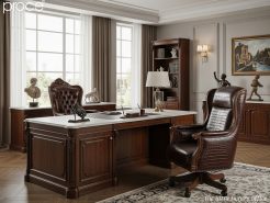 Why Leaders Choose Leather for Chairman Office Interior?