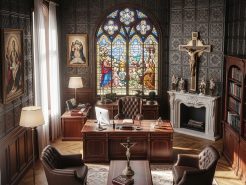 Designing the chairman office interior – Nano Coated Table Surface