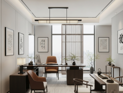 Thiết kế phòng chủ tịch – Kết hợp vật liệu truyền thống và hiện đại