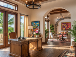 Thiết kế phòng chủ tịch – Nội thất mang hơi thở Địa Trung Hải