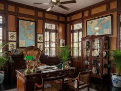 Journey of choosing antique items for the chairman office interior