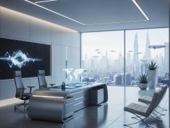 Thế nào là phòng chủ tịch “Futuristic Minimalism”?