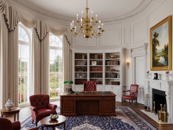 Phòng làm việc chủ tịch lấy cảm hứng từ Nhà trắng