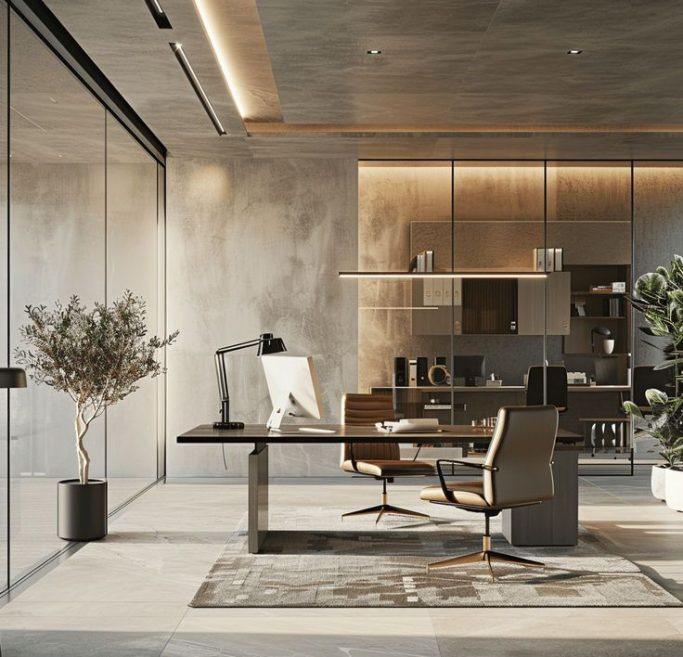 Sự khác biệt giữa nội thất phòng chủ tịch nam và chủ tịch nữ