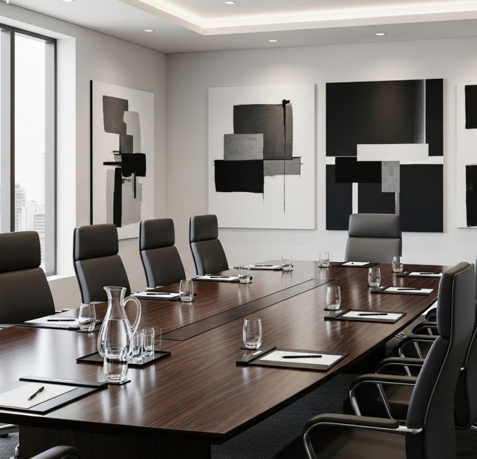 Phòng họp phòng chủ tịch – Tâm lý học hình khối