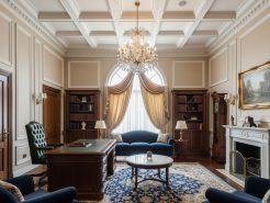 What do customers say about neoclassical chairman office?