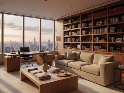 Designing the Chairman Office Interior with Timeless Materials