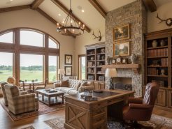 Country style Is it suitable for urban designing the chairman office?